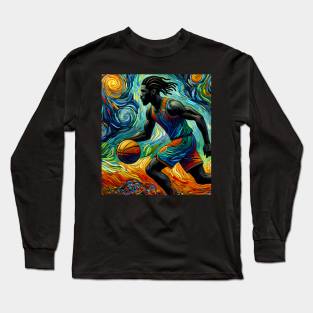 Anthony Edwards Basketball Long Sleeve T-Shirt